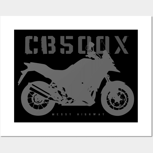 Honda CB500X 16, Sts Wall Art by MessyHighway